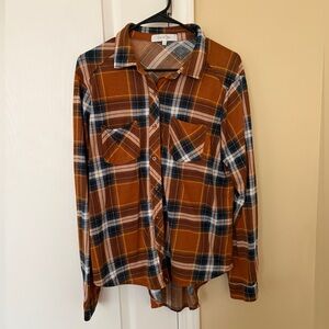 Eden & Olivia Multicolor Plaid Shirt